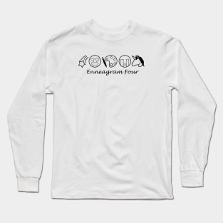 Enneagram 4 T-Shirt | Enneagram Type 4 | Individualist | Creatives | Enneagram Gifts | Unisex - Men & Women's Tee Long Sleeve T-Shirt